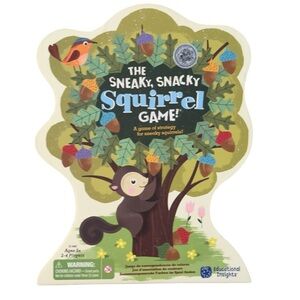 Educational Insights The Sneaky, Snacky Squirrel Preschool Board Game. NEW.